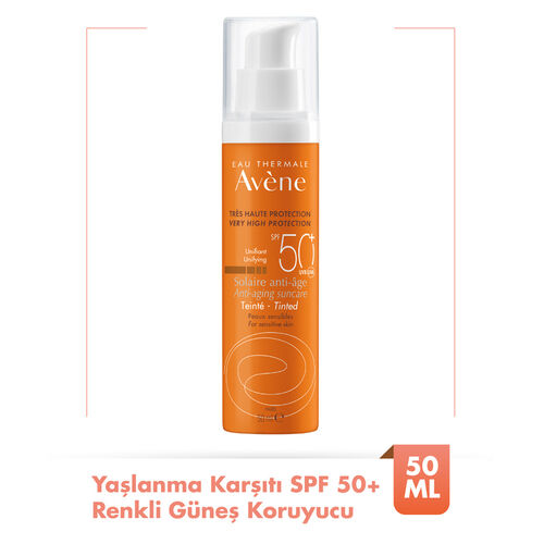 Avene Tinted Anti-Age SPF 50+ Yaşlanma Karşıtı Renkli Güneş Kremi 50 ml - Görsel 2