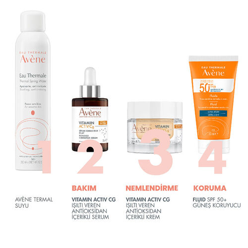 Avene Vitamin Activ Cg C Vitamini ve Niasinamid Antioksidan Etkili Yüz Bakım Kremi 50 ml - Görsel 3