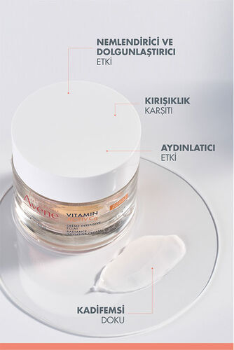 Avene Vitamin Activ Cg C Vitamini ve Niasinamid Antioksidan Etkili Yüz Bakım Kremi 50 ml - Görsel 5