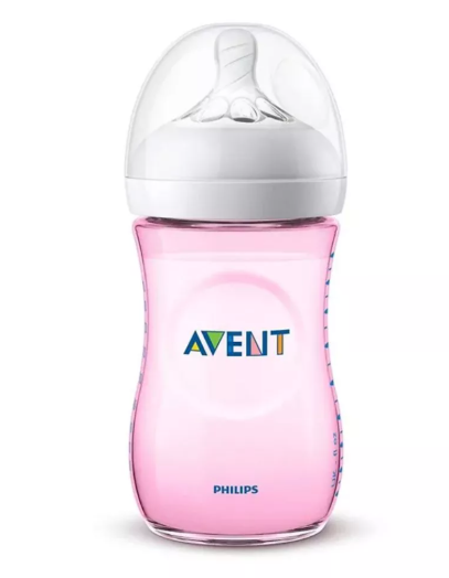 Avent Natural Response Doğal Tepkili PP Pembe Biberon 3-6 Ay 260 ml