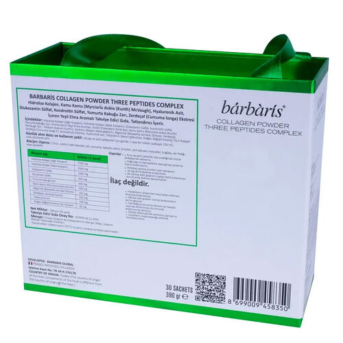 Barbaris Collagen Powder Three Peptides Complex 30 Saşe - Görsel 2
