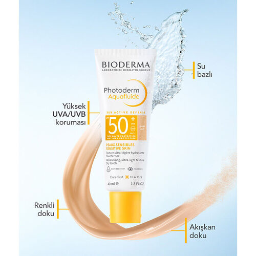 Bioderma Photoderm SPF 50+ Aquafluide Renkli Güneş Kremi 40 ml - Light - Görsel 4