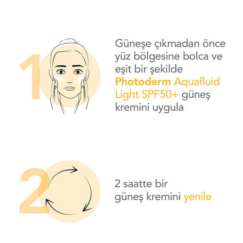 Bioderma Photoderm SPF 50+ Aquafluide Renkli Güneş Kremi 40 ml - Light - Görsel 5