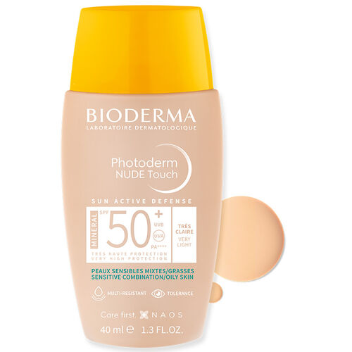 Bioderma Photoderm Nude Touch SPF50+ Very Light 40 ml - Görsel 3