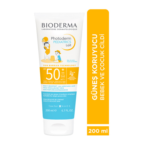 Bioderma Photoderm Pediatrics Lait SPF50+ 200 ml - Görsel 2