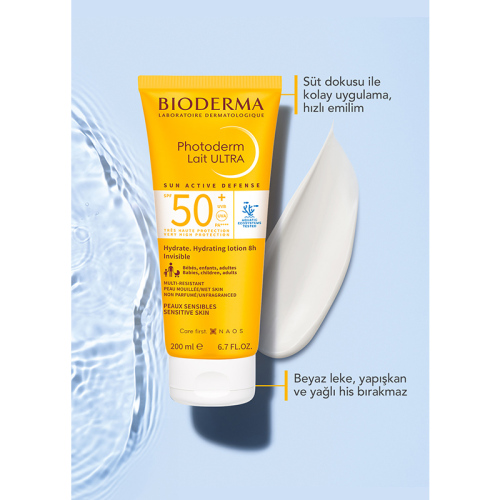 Bioderma Photoderm SPF 50+ Lait Ultra Güneş Losyonu 200 ml - Görsel 5
