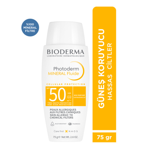 Bioderma Photoderm SPF 50+ Mineral Fluide 75 gr - Görsel 2