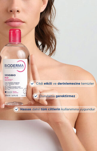 Bioderma Sensibio H2O İkili Set 500 ml + 500 ml - Görsel 5