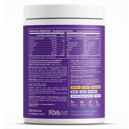 Biomet WeCollagen 300 gr - Görsel 2
