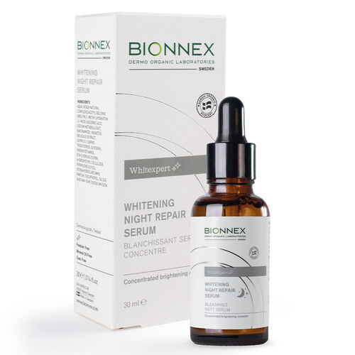 Bionnex Whitening Aydınlatıcı ve Leke Karşıtı Gece Bakım Serumu 20 ml - Görsel 2
