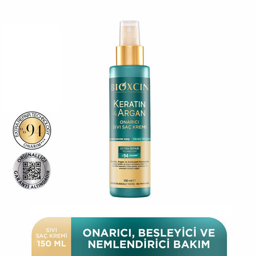 Bioxcin Keratin ve Argan Sıvı Saç Kremi 150 ml - Görsel 4