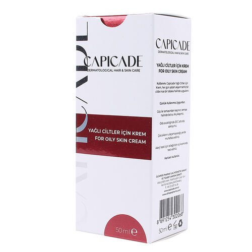 Capicade Yağlı Ciltler İçin Krem 50 ml - Görsel 3