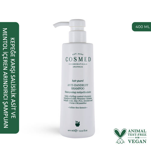 Cosmed Hair Guard Anti Dandruff Shampoo 400 ml - Görsel 2