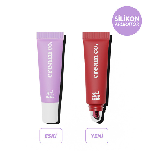 Cream Co. 3in1 Lip Balm 10 ml - Strawberry Sorbet - Görsel 3