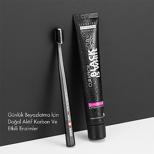 Curaprox Black in White Diş Macunu 90ml - Görsel 5