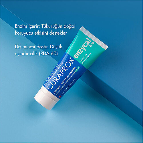 Curaprox Enzycal 1450 PPM Diş Macunu 75ml - Görsel 5