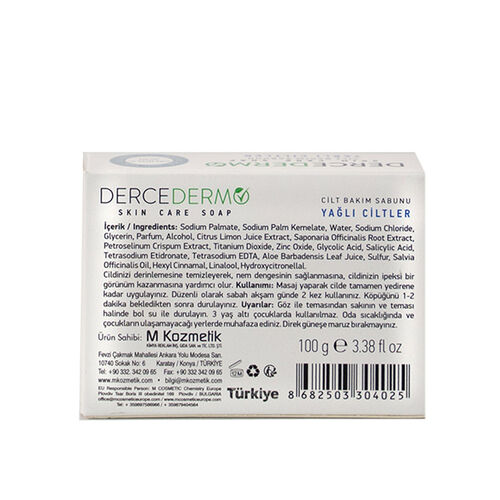 Derce Dermo Cilt Bakım Sabunu 100 mg - Görsel 2