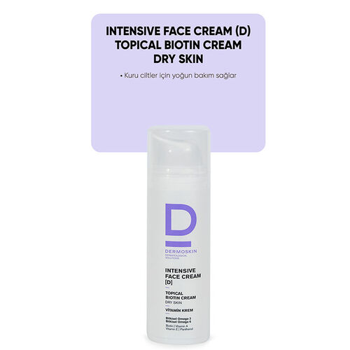 Dermoskin Intensive Face Cream D Topical Biotin Cream (Kuru Ciltler) 50 ml - Görsel 3