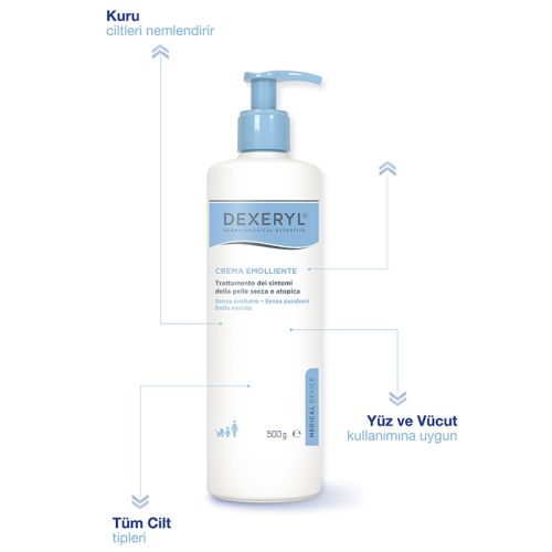 Dexeryl Emollient Cream 500 gr - Görsel 3