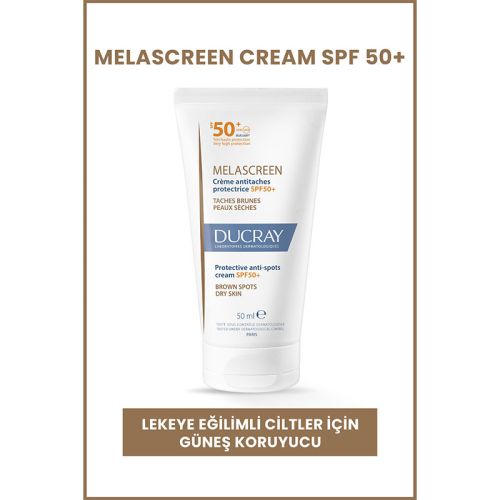 Ducray Melascreen UV Cream SPF 50+ Kuru Ciltler için Leke Karşıtı Güneş Kremi 50 ml - Görsel 2