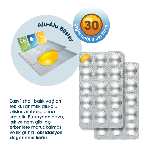 EasyVit Easy Fish Propolis + Balık Yağı + A vitamini 30 Çiğnenebilir Jel - Görsel 2