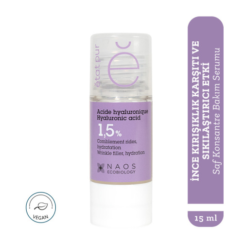 Etat Pur Pure Active Hyalüronik Asit İnce Kırışıklık Karşıtı Saf Konsantre Bakım 15 ml - Görsel 2