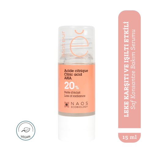 Etat Pur Pure Active Sitrik Asit %26 Gözenek Sıkılaştırıcı Saf Konsantre Bakım 15 ml - Görsel 2