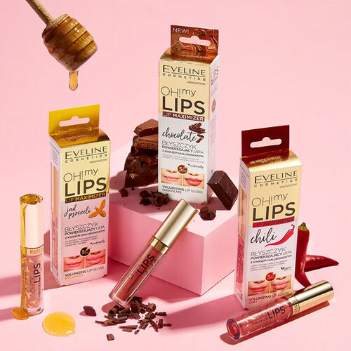 Eveline Cosmetics Oh My Lips Dudak Parlatıcı 4.5 ml Çikolata - Görsel 5