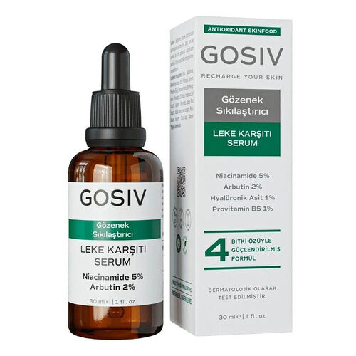 Gosiv Gözenek Sıkılaştırıcı ve Leke Karşıtı Cilt Bakım Serumu 30 ml - Görsel 2