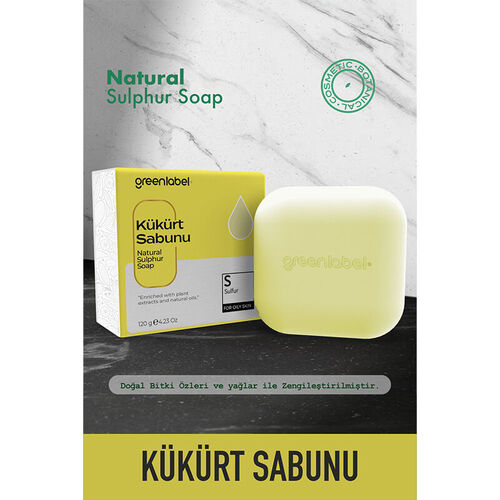 Greenlabel Kükürt Sabunu 120 gr - Görsel 3