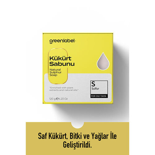 Greenlabel Kükürt Sabunu 120 gr - Görsel 4