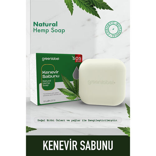 Greenlabel Kenevir Sabunu 120 gr - Görsel 3