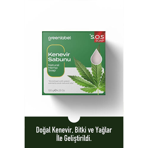Greenlabel Kenevir Sabunu 120 gr - Görsel 4