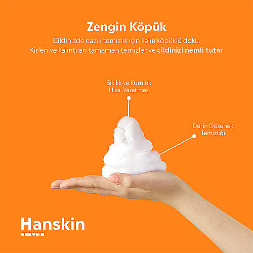 Hanskin Cleansing Foam Blackhead 120 ml - Görsel 3