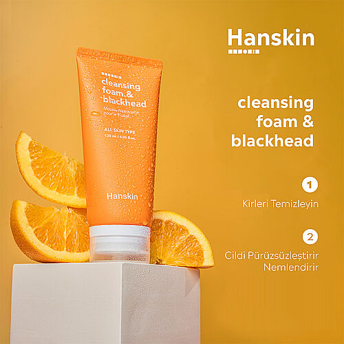Hanskin Cleansing Foam Blackhead 120 ml - Görsel 4