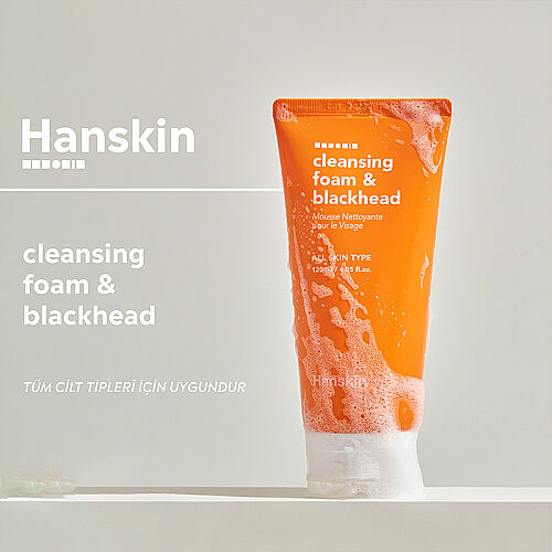 Hanskin Cleansing Foam Blackhead 120 ml - Görsel 5