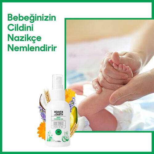 Heaven On Earth Bebek Masaj Yağı 100 ml - Görsel 5