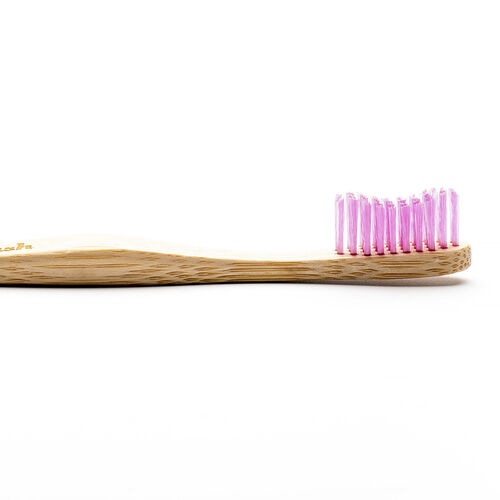 Humble Brush Doğal Yumuşak Yetişkin Diş Fırçası - Lila - Görsel 3