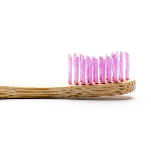 Humble Brush Doğal Yumuşak Yetişkin Diş Fırçası - Lila - Görsel 4