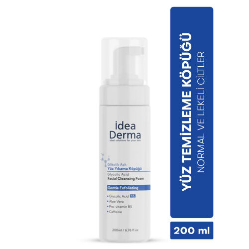 İdea Derma Glikolik Asit Yüz Yıkama Köpüğü 200 ml - Görsel 2
