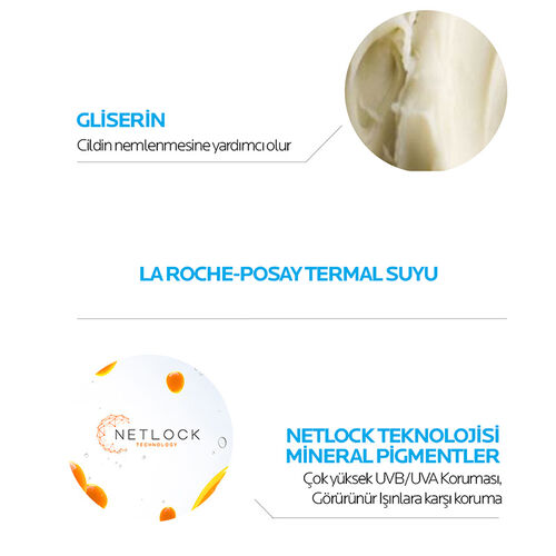 La Roche Posay Anthelios UVmune SPF+50 Hassas Ciltler İçin Yüksek Korumalı Renkli Yüz Güneş Kremi 50 ml - Görsel 3
