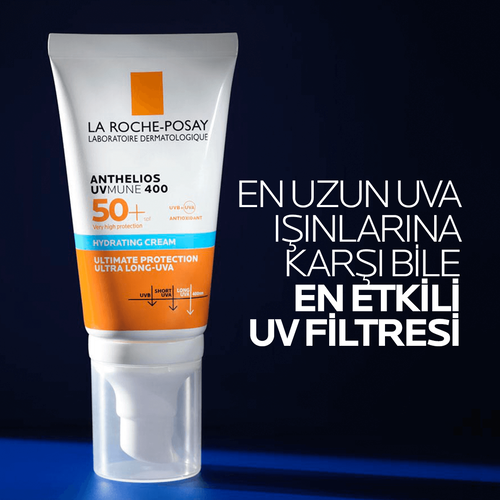 La Roche Posay Anthelios UVmune SPF+50 Hassas Ciltler İçin Yüksek Korumalı Yüz Güneş Kremi 50 ml - Görsel 2