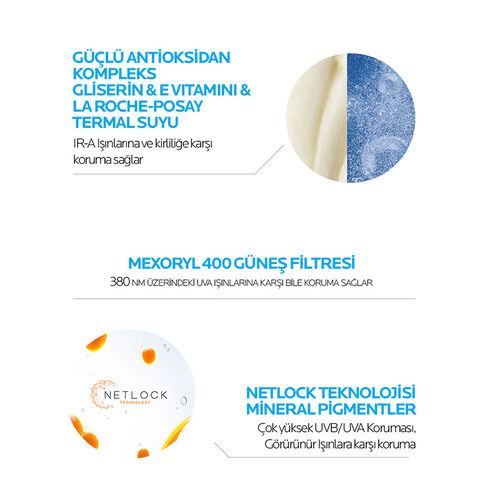 La Roche Posay Anthelios UVmune400 Invisible Fluid Tüm Cilt Tipleri İçin SPF50+ Yüz Güneş Kremi 50 ml - Görsel 3
