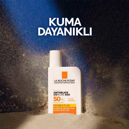 La Roche Posay Anthelios UVmune400 Invisible Fluid Tüm Cilt Tipleri İçin SPF50+ Yüz Güneş Kremi 50 ml - Görsel 4