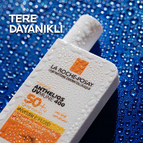La Roche Posay Anthelios UVmune400 Invisible Fluid Tüm Cilt Tipleri İçin SPF50+ Yüz Güneş Kremi 50 ml - Görsel 5