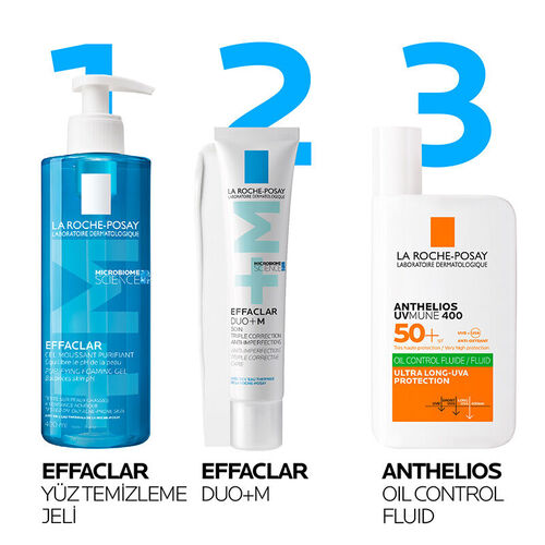 La Roche Posay Effaclar Duo+M Yağlı Ve Akneye Eğilimli Ciltler için Yüz Bakım Kremi 40 ml - Görsel 5