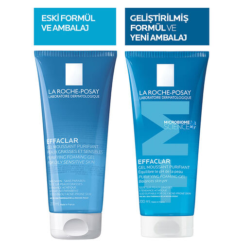 La Roche Posay Effaclar Jel Yağlı Ve Akneye Eğilimli Ciltler için Yüz Temizleme Jeli 200 ml - Görsel 2