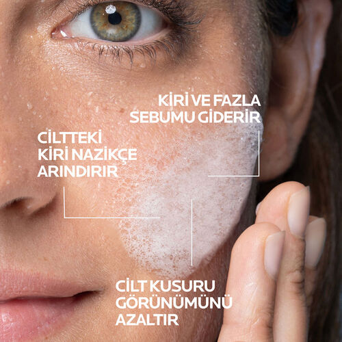 La Roche Posay Effaclar Jel Yağlı Ve Akneye Eğilimli Ciltler için Yüz Temizleme Jeli 200 ml - Görsel 4