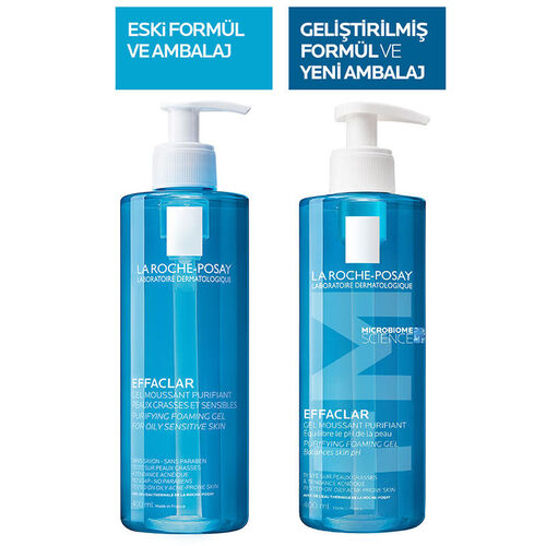 La Roche Posay Effaclar Jel Yağlı Ve Akneye Eğilimli Ciltler için Yüz Temizleme Jeli 400 ml - Görsel 2