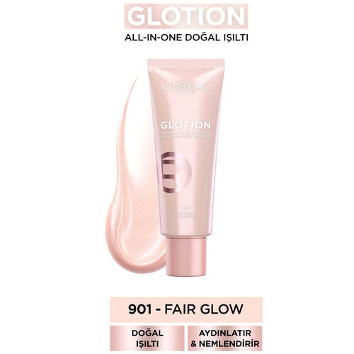 Loreal Paris Glotion Natural Glow Aydınlatıcı No:901 Fair Glow 40 ml - Görsel 2